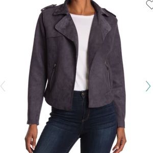 Philosophy Micro-Suede Moto Jacket